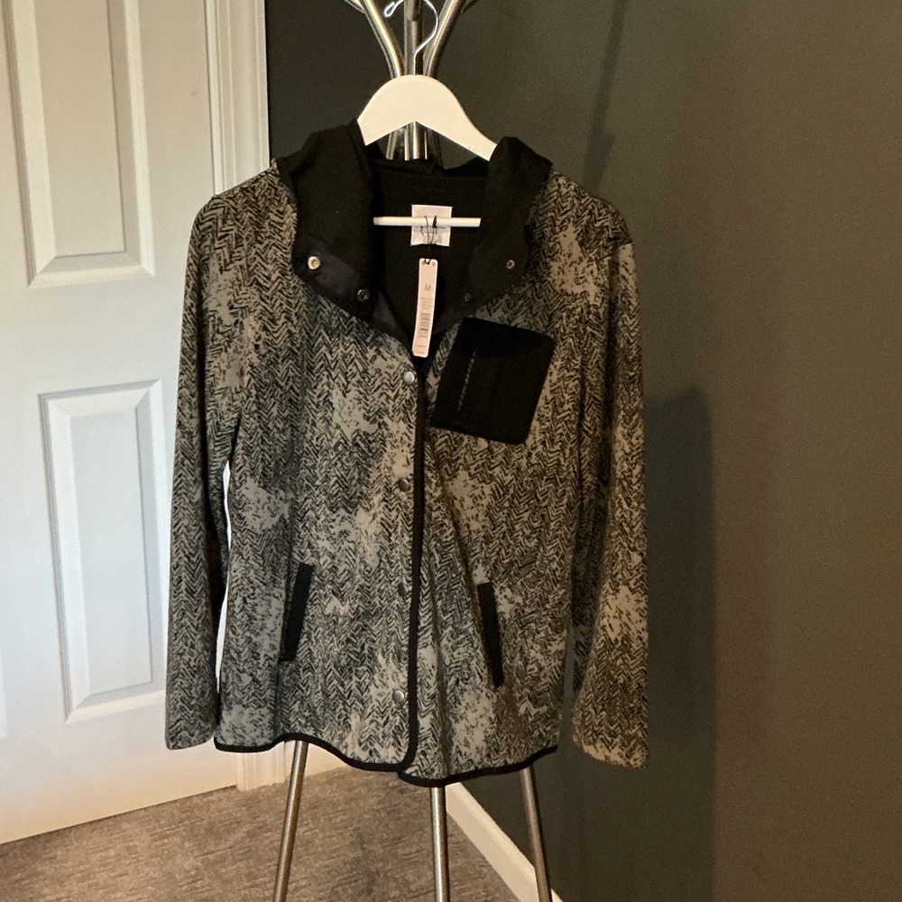 NIC+ZOE Black and Gray Utility Jacket